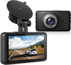 1080P Full HD 170 deg. Wide Angle Dash Cam with 3 Inch LCD Display  $29.99