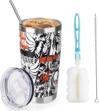 Insulated Spill Proof Travel Coffee Mug with Seal Lid, 21oz  $6.27
