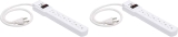 2-Pack 6-Outlet Amazon Basics 200 Joule Surge Protector Power Strip  $10.05