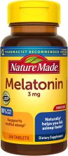 240-Count Nature Made Melatonin 3mg Tablets  $4.65