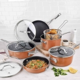 Gotham Steel Stackmaster 10-Piece Pots & Pans Set  $69.93