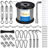 Ticonn String Light Hanging Kit w/ 164-Ft. Wire $19