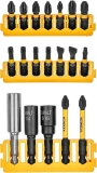 19-Piece DeWalt BYTC Flex Torq Slotted Shank Screwdriver Bit Set  $9.24