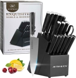 Antinives 18-Pieces Kitchen Stainless Steel Professional Knives Set  $35.99