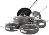 All-Clad Hard Anodized Nonstick 10-Piece Cookware Set $325