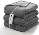 Orange Bedding Electric Heated Blanket Twin with 4 Heating Levels  $34.99
