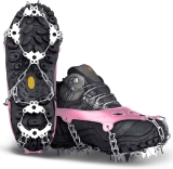 Unisex Ice Cleats Crampons for Hiking Boots and Snow Shoes with Chains  $9.99