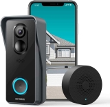 CEYOMUR WiFi Video Doorbell Camera with Chime $29.99