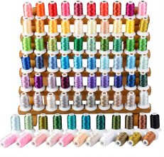 82 Spools Madeira Colors Polyester Embroidery Machine Thread Kit  $31.19
