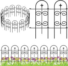 Amagabeli Garden Home Decorative Garden Fence $24
