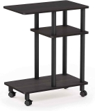 Furinno Turn-N-Tube U Shape Sofa Side Table with Casters  $23.80