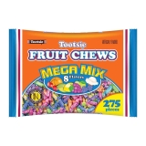 275-Count Tootsie Roll Fruit Chews Mega Mix 8 Flavor Value Bag, 4 lbs  $12.09