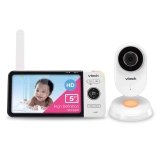 VTech 5″ 720p HD Night Light 1000ft Range 2-Way Talk Video Monitor  $52.14