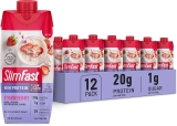12-Pack SlimFast High Protein with Low Carb Strawberry Shake  $17.99