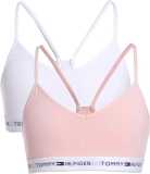 2-Pack Tommy Hilfiger Girls Crop Racerback Straps Cotton Sports Bra  $6.50