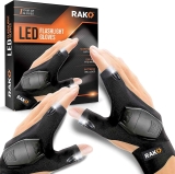 RAK LED Flashlight Gloves w/ Batteries $12