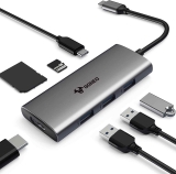 GONEO 7 in 1 USB C Hub Multi-port Adapter w/PD 100W $8.99