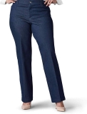 Lee Women’s Plus Size Flex Motion Regular Fit Trouser Pant  $13.50
