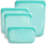 4-Pack Stasher Platinum Silicone Food Grade Reusable Storage Bag  $26.55