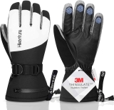 Hikenture 3M Thinsulate Snow Waterproof Ski Gloves with Pockets  $10.99