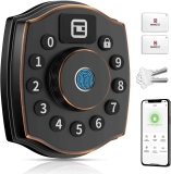 5-in-1 Keyless Entry Deadbolt Door Locks with Keypad, Remote Control  $64.89