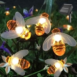 Semilits 16-Foot Solar Bee String Lights $7.79