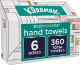 6-Pack Kleenex Disposable Paper Hand Towels (360 Total Tissues)  $17.24