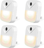 4-Pack Automated On & Off Wall Night Light  $9.99
