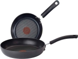 T-fal 2-Piece Nonstick Thermo-Spot 10/12″ Cookware Set  $33.44
