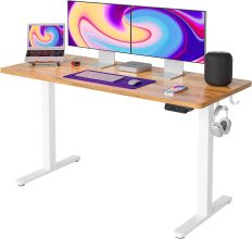FEZIBO Electric Standing Desk 55 x 24 Inches $179.99