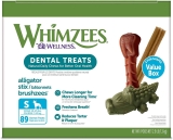 89CT Whimzees by Wellness Value Box Natural Dental Chews for Dogs $18.74