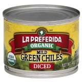 12-Pack La Preferida Organic Green Chiles, Mild-Diced, 4-Oz $18.48