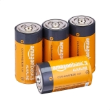 Amazon Basics C Cell Alkaline Batteries 4-Pack $4.43