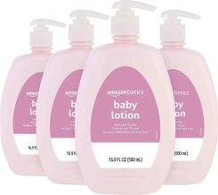 4-Pack Amazon Basics Baby Lotion, Mild & Gentle 16.9 Fl Oz $9.49