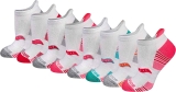 8-Pairs Saucony Womens Performance Heel Tab Athletic Socks $9.33