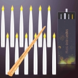 Flameless Candles with Magic Wand Remote 6.6-inch Hanging Candles $24.99