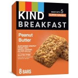 KIND Breakfast Bars Peanut Butter Healthy Snacks Gluten Free 32 Count $11.98