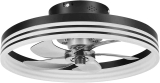 Letmarey Flush Mount Low Profile Ceiling Fan w/Light & Remote $98.58