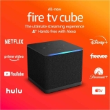 Amazon Fire TV Cube Hands-free Streaming Device Wi-Fi 6E 4K UHD $124.99