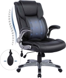COLAMY Ergonomic Home Computer Desk Leather Chair $159.99