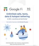 Google Fi Unlimited Plus SIM Kit $43