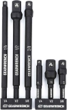 GEARWRENCH 6 Pc 1/4-in Drive Hex Shank Impact Socket Extensions $12.94