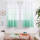 Deconovo Ombre Sheer Curtains 52×63-inch, 2 Panels $5.65