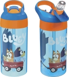 2 Zak Designs 17.5 oz Riverside Bluey Kids Water Bottle w/Straw $10.08