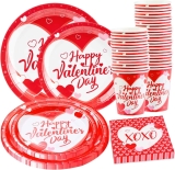 Kederwa Valentine Plates and Napkins for 24 Guest $7.59