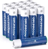 Deleepow Rechargeable AAA NiMH Batteries 16-Pack $12