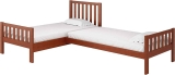 Alaterre Furniture Aurora Corner L-Shaped Twin Wood Bed Set $355.25