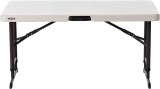 Lifetime 4-Foot Height-Adjustable Folding Table $57