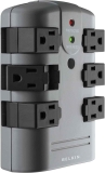 Belkin Power Strip Surge Protector 6 Rotating AC Multiple Outlets $20.69