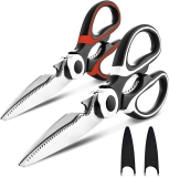 JLJLcio 2-Pack Heavy Duty Kitchen Scissors $6.99